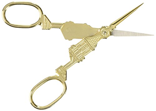 Products From Abroad Produits de ciseaux à broder à l'étranger Étui 14 cm, Big Ben, or code EAN 0499990837015 