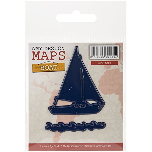 Amy Design Cartes bateau die, bleu code EAN 0499991963300 