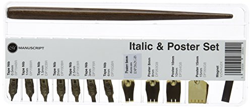 Italic and poster ensemble de plumes calligraphie