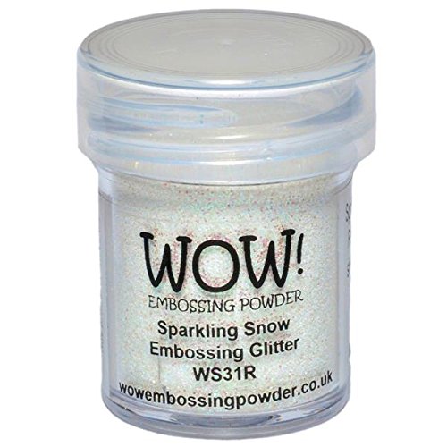 Wow Embossing Powder WOW ! Embossage poudre neige étincelante-15ml code EAN 0499992891749 
