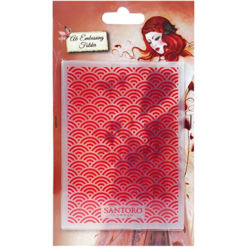 Santoro Gaufrage motif saule multicolore code EAN 0499994912183 