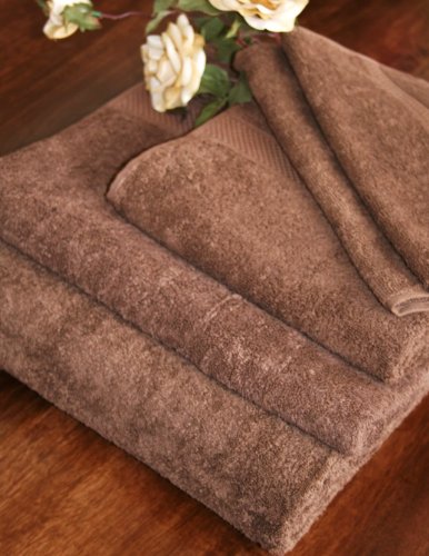 Homescapes Drap de bain eponge (150 x 100cm) de luxe. pur coton peigné ultra doux, 500gm². couleur chocolat uni code EAN 0508040011920 