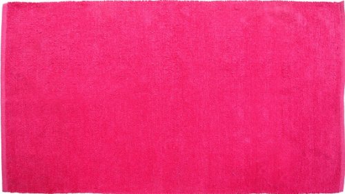 - tapis de couloir uni - chenille 100% coton - ...