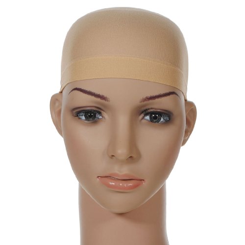Nylon Stretch Wig Cap 2 pcs Unisex