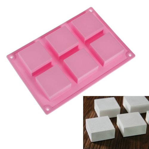 Lot de 6 moules en silicone rectangulaires pour...