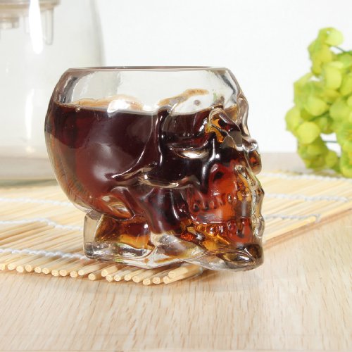 homeking_FR 2x TETE Mort CRANE Coupe Crystal Skull Shot Glass vodka verrerie Verres whisky cognac code EAN 0508966684796 