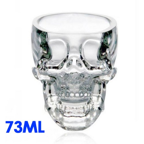 Verre Alcool Tete Mort Head Shot Skull Glass Cr...