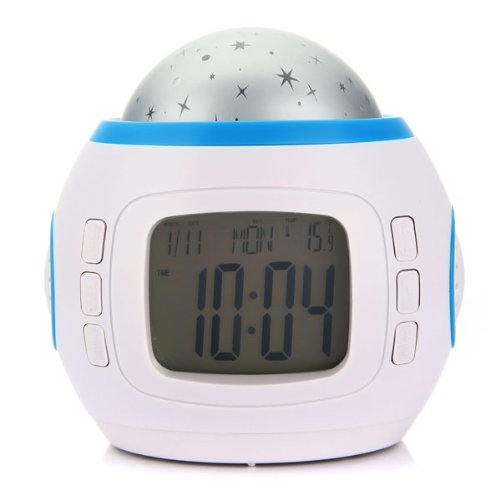 Projecteur enfant etoile LED reveil horloge Ala...