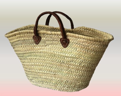 Cabas sac de plage en palmier naturel / sac cabas de course L 48 x 20 x 36 cm 0513282711200 Maison Andaluz