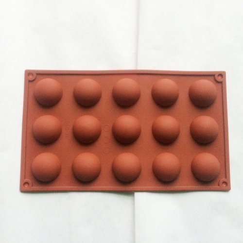 15 cavités Moule en Silicone Dôme demi sphère d...
