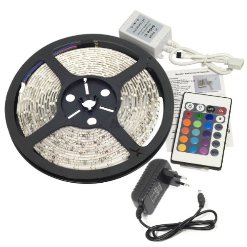 Ensemble complet de ruban lumineux RVB 5 mètres...