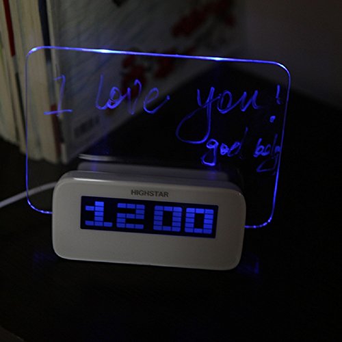 Led horloge numérique alarme fluorescent tempér...