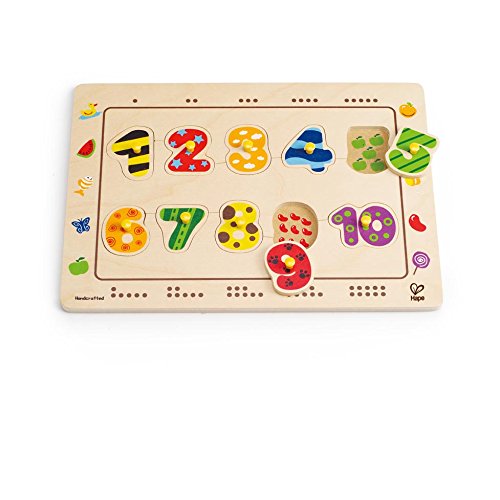 Hape - E1500 - Puzzle En Bois - Chiffres