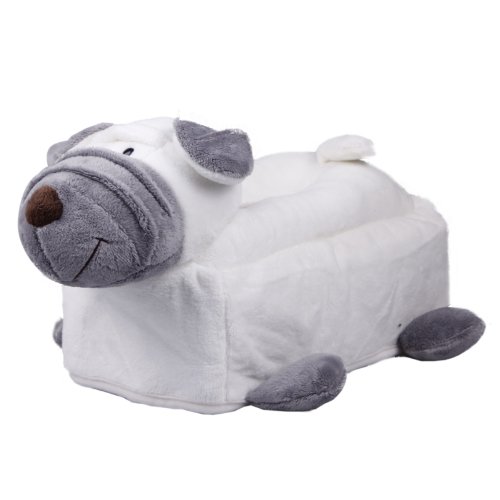 - boîte à mouchoirs - gris chien mignon - anima...