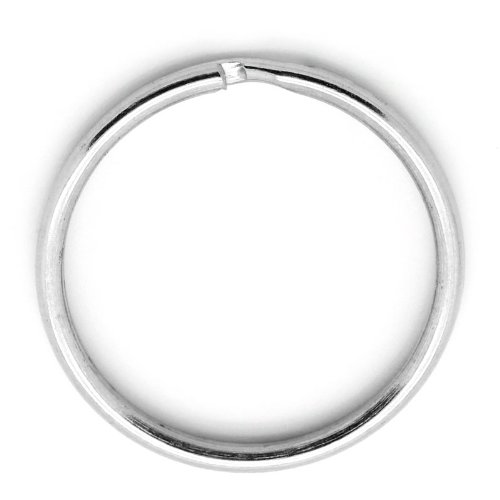 50 anneaux pour porte-clés porte clefs rond 25m...