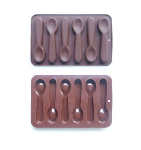 Moule à chocolat ou bonbons en silicone en forme de cuillère pour décoration de gâteau cupcake 0520661955315 buytra Moule à chocolat ou bonbons en silicone en forme de cuillère pour décoration de gâteau cupcake 0520661955315 buytra
