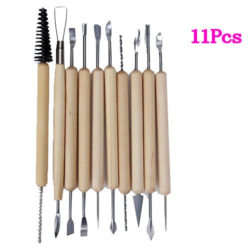 Générique 11 pièces en argile poterie sculpture outil de carving set code EAN 0521081662302 