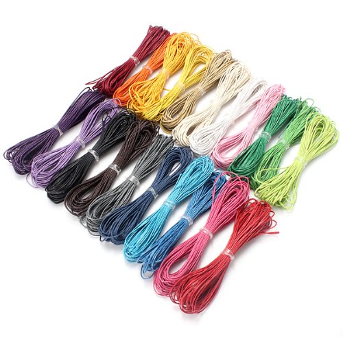 10m de fil cordon en Coton ciré 1.0mm pour brac...