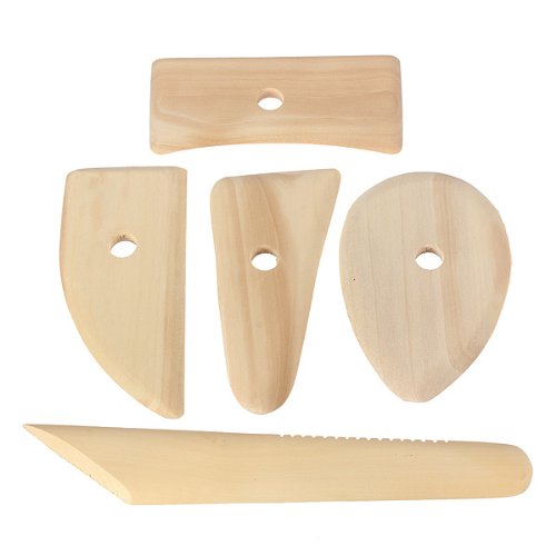 Lot 5 Outils pour Poterie Céramique Modelage Sc...