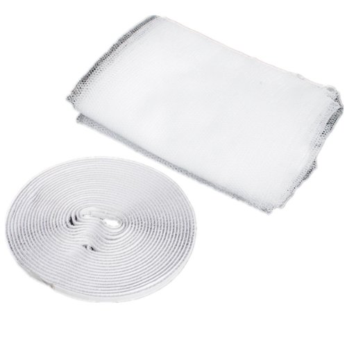 KINGSO Moustiquaire Insecte Fenêtre Filet Tissu...