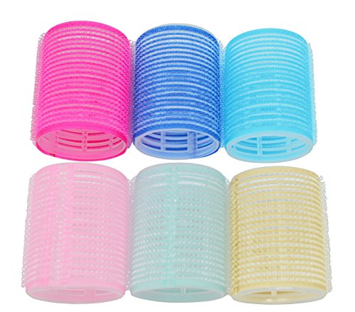 Meta-U GRAND Velcro Cling Rouleaux Bigoudis Hai...