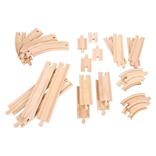 Bigjigs Rail Lot d'extensions virages et lignes...