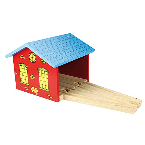 Bigjigs Rail Hangar à locomotive à deux places