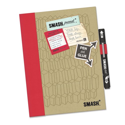 Smash Book Doodle Red Folio