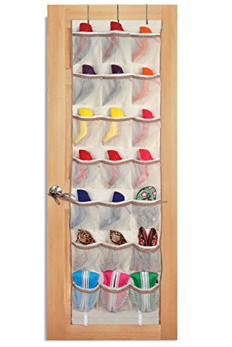 Wander Agio égarer Agio 42 poches porte articles Organisateurs idées Chaussures Organiseur de porte à suspendre net beige code EAN 0600209990791 