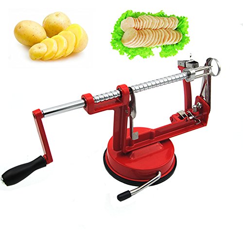 FASHION GALLERY Machine 3 en 1 Eplucheur de Pommes et de Carrottes Machine Éplucheur Automatique Multi-fonctions code EAN 0600231641906 