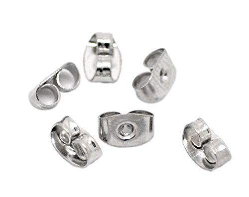 Souarts Couleur argent mat embouts de boucle d'oreille lot de 500pcs code EAN 0600316375160 