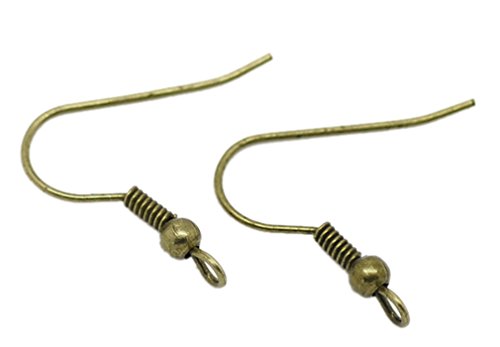 Souarts Couleur bronze crochets supports de boucle d'oreille lot de 300pcs code EAN 0600316375795 