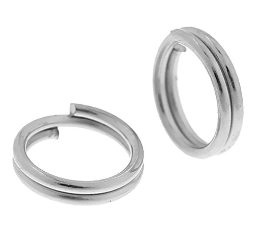 Godagoda Couleur Argent Mat Anneaux Doubles Lot...