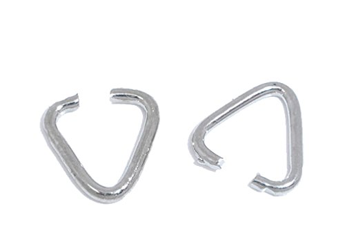 Souarts Godagoda Couleur Argent Mat Triangle Anneaux Ouvert de Jonction Lot de 500pcs code EAN 0600316384988 