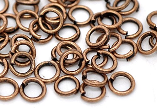 Godagoda Couleur Cuivre Rouge Anneaux Ouvert de...