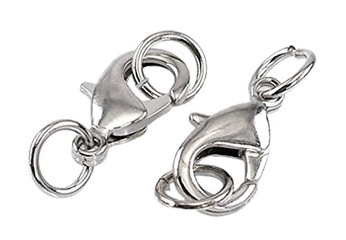 Couleur argent mat fermoirs mousquetons lot de ...