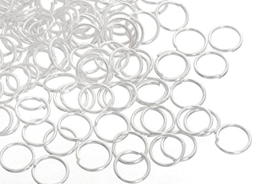 Couleur argent anneaux ouvert de jonction 7mm l...