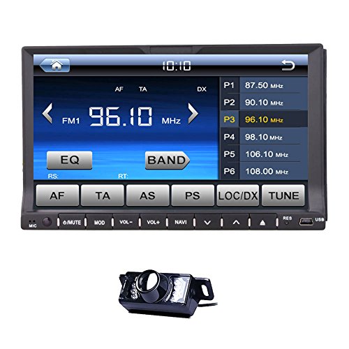 EinCar Accessoire Envšªo Gratis Doble 2 Doble 2 DIN Din 7 '' En el tablero de coches DVD VCD Radio EstšŠreo Bluetooth Cš¢mara del coche Doble 2 DIN reproductor De Video unidad principale jugador del USB del avi / SD universelle RDS Auto Radio DVD code EAN 0600380020546 