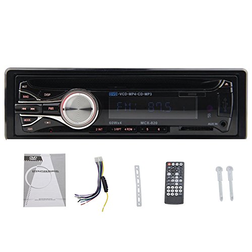 Car Audio In-Dash Single-Din Headunit Fix Plane...