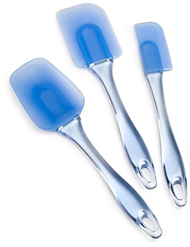 3 piece silicone spatule set, pâtissier silicon...