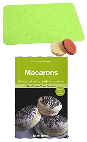 Kit: Plaque De 10 Macarons diamètre 5 cm + livr...
