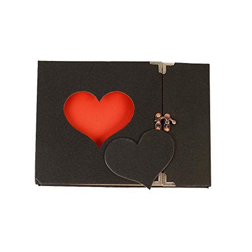 Cobee Album photos créative en coeur ciselée creux 30 cartes pour amour photographie souvenir cadeau d'anniversaire 0600686188568 (0600686188568)