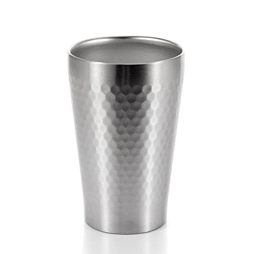 Mug argenté à bière bock en acier inoxydable 28...