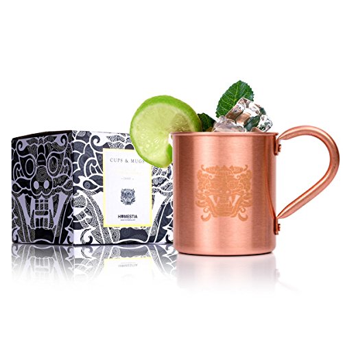 Homestia Tasse en 100% cuivre pour cocktail moscow mule 16oz, lot de 6 code EAN 0600740130021 