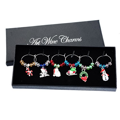 Mixte marque verre à pied avec pendentif de noe...