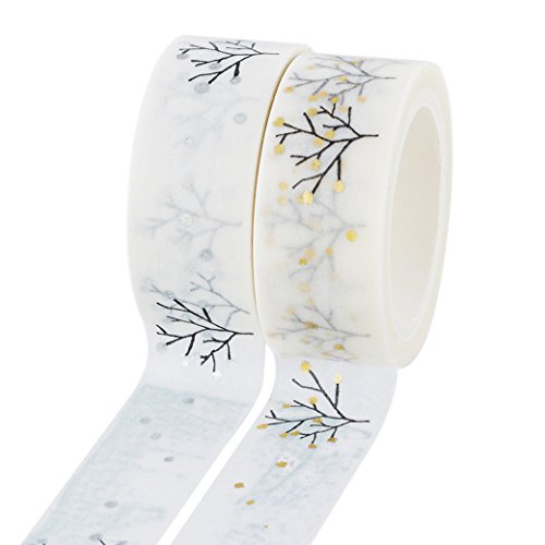 Mixte ruban adhésif d'emballage décoratif en pa...