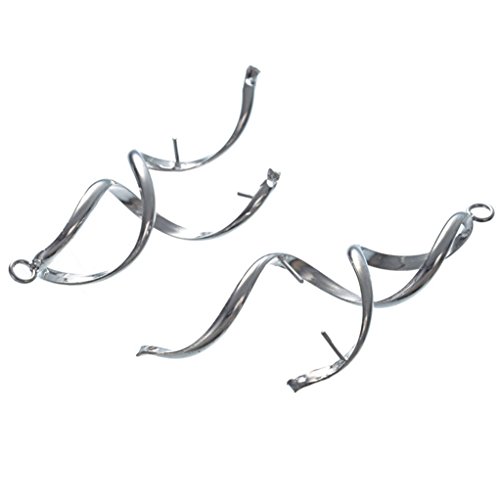 Supports dormeuse boucle d'oreille couleur arge...