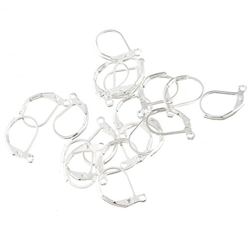 Souarts Supports dormeuse boucle d'oreille couleur argent lot de 60pcs code EAN 0600977648337 