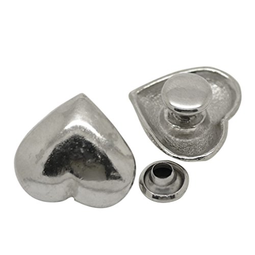 Rivet clou cœur decoratif diy vetement chaussur...