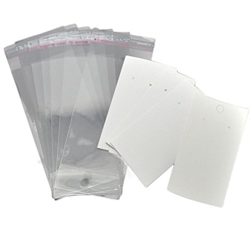 Supports carton pour boucles d'oreilles avec po...